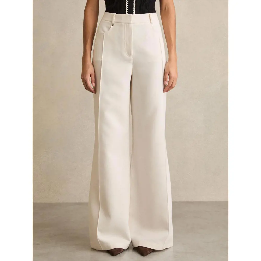 REISS HEATHER Palazzo Tailored Trousers